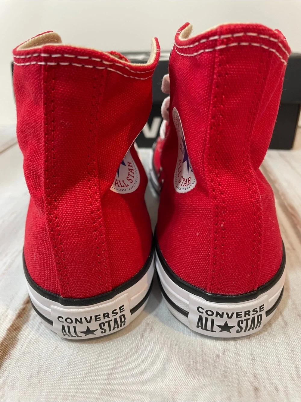 NEW Converse Kids Youth 2.5 Red Canvas High Top Chuck Taylor Sneakers Classic